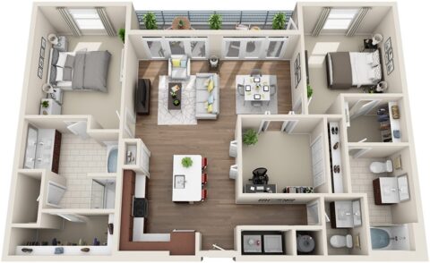 B2K Floor Plan